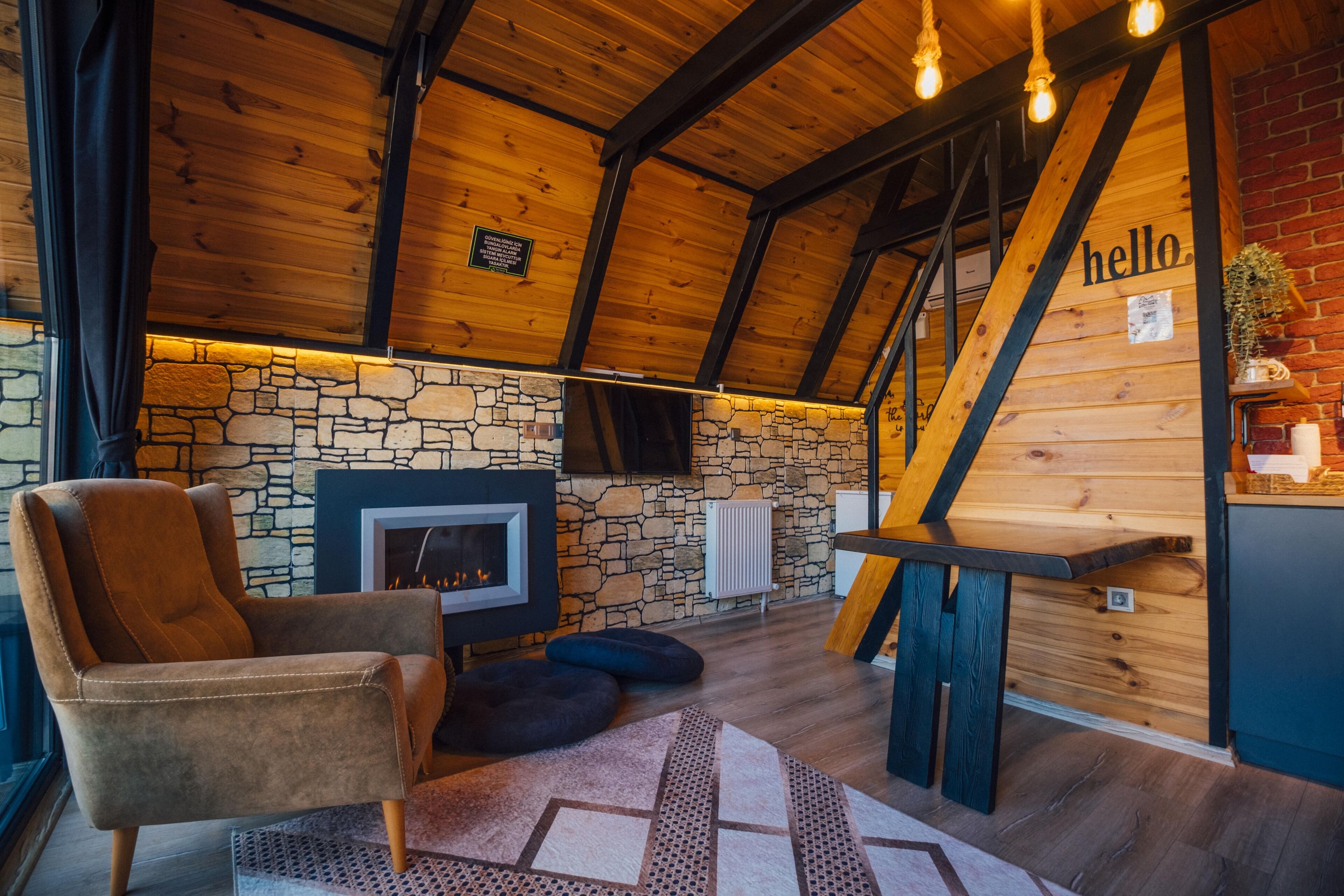 Bungalow Elite | Dapur pribadi | Lemari es, kompor, mesin pembuat kopi/teh, dan ketel listrik