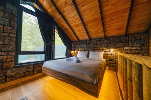 Economy Villa | Premium bedding, down duvets, desk, laptop workspace - Tree Bungalov Maşukiye (Kartepe)