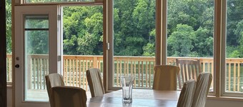 Lakehouse with water access