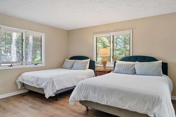 3 bedrooms, iron/ironing board, travel cot, WiFi