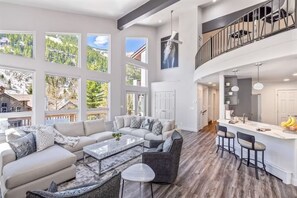 Living area - 4223 Spruce Way 4 Bedroom Duplex by RedAwning (Vail)