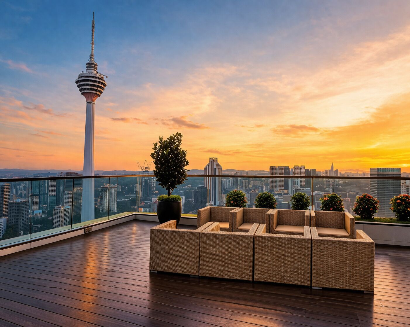 City view from property