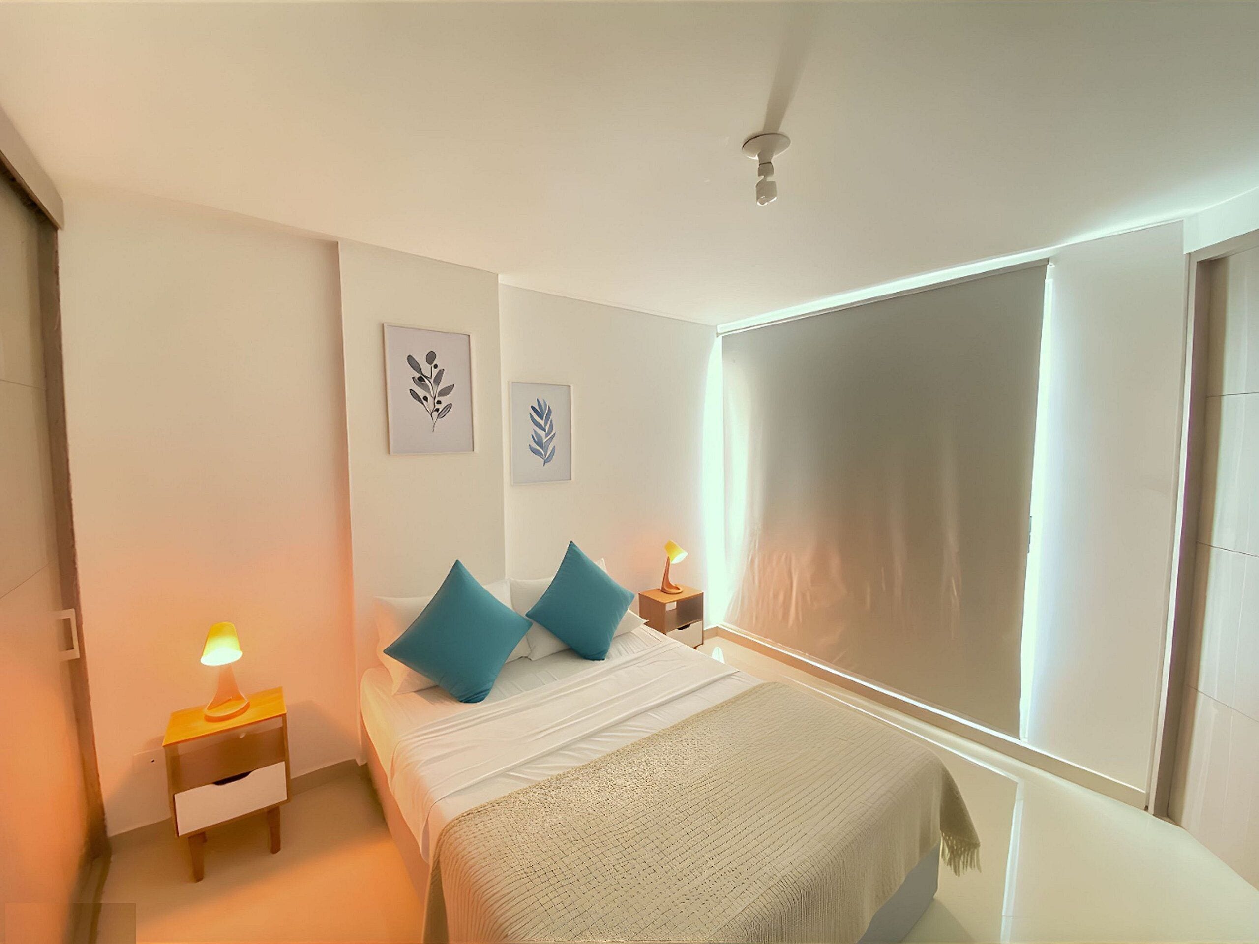 Apartamento família | 2 quartos, roupas de cama premium, individualmente mobiliados