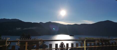 Blick von der Unterkunft