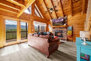 TV connectée, cheminée