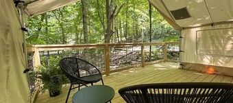 Valley Overlook - Glamping Tent N1 - the heart of Cuyahoga Valley National Park