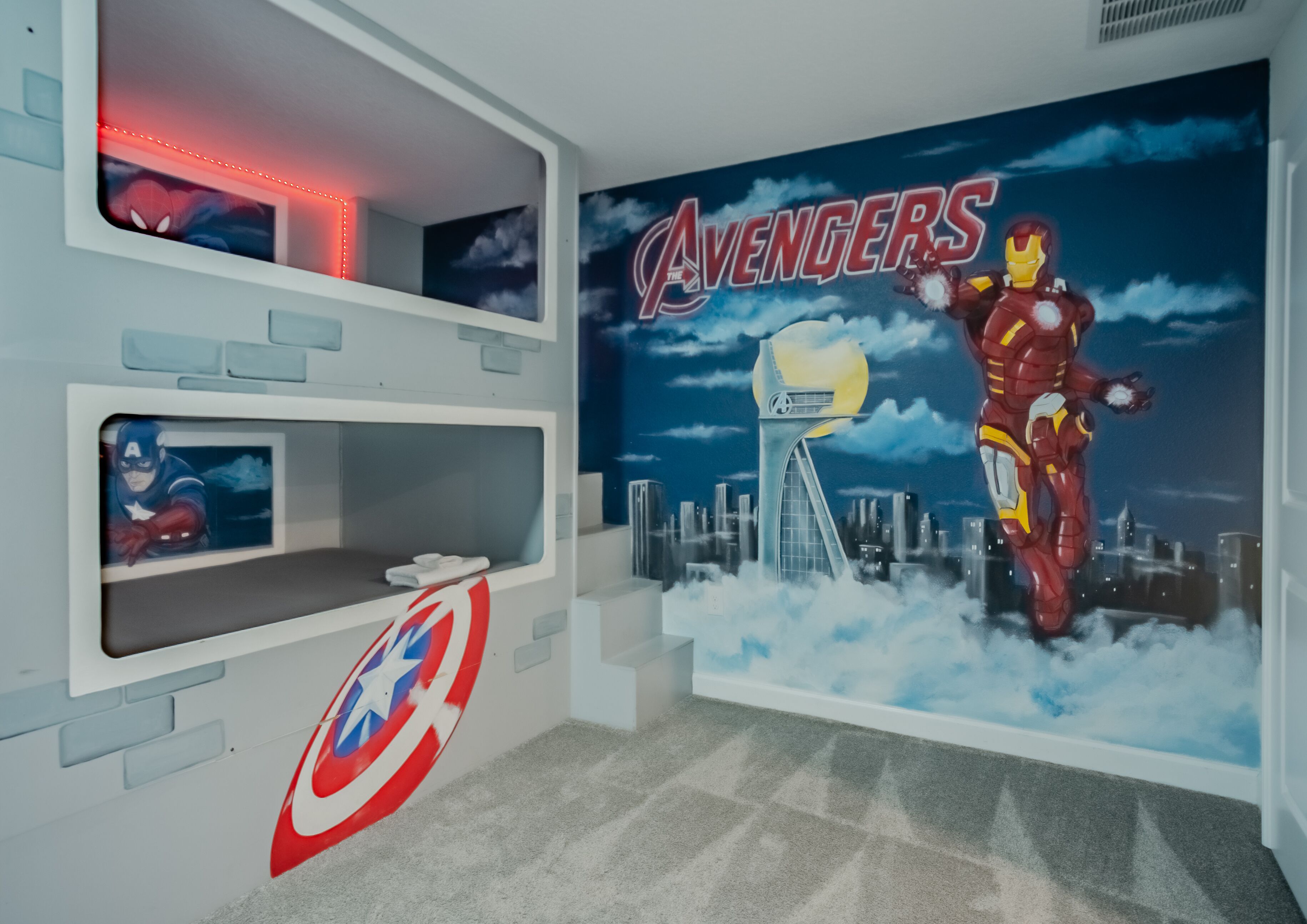 9 chambres, fer et planche à repasser, lit parapluie, Wi-Fi gratuit