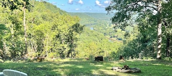 The Stone Cottage! Private with incredible views of the River and Mountains.