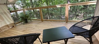 Valley Overlook, Peninsula, Ohio - Glamping Tent with Outdoor Deck, S2