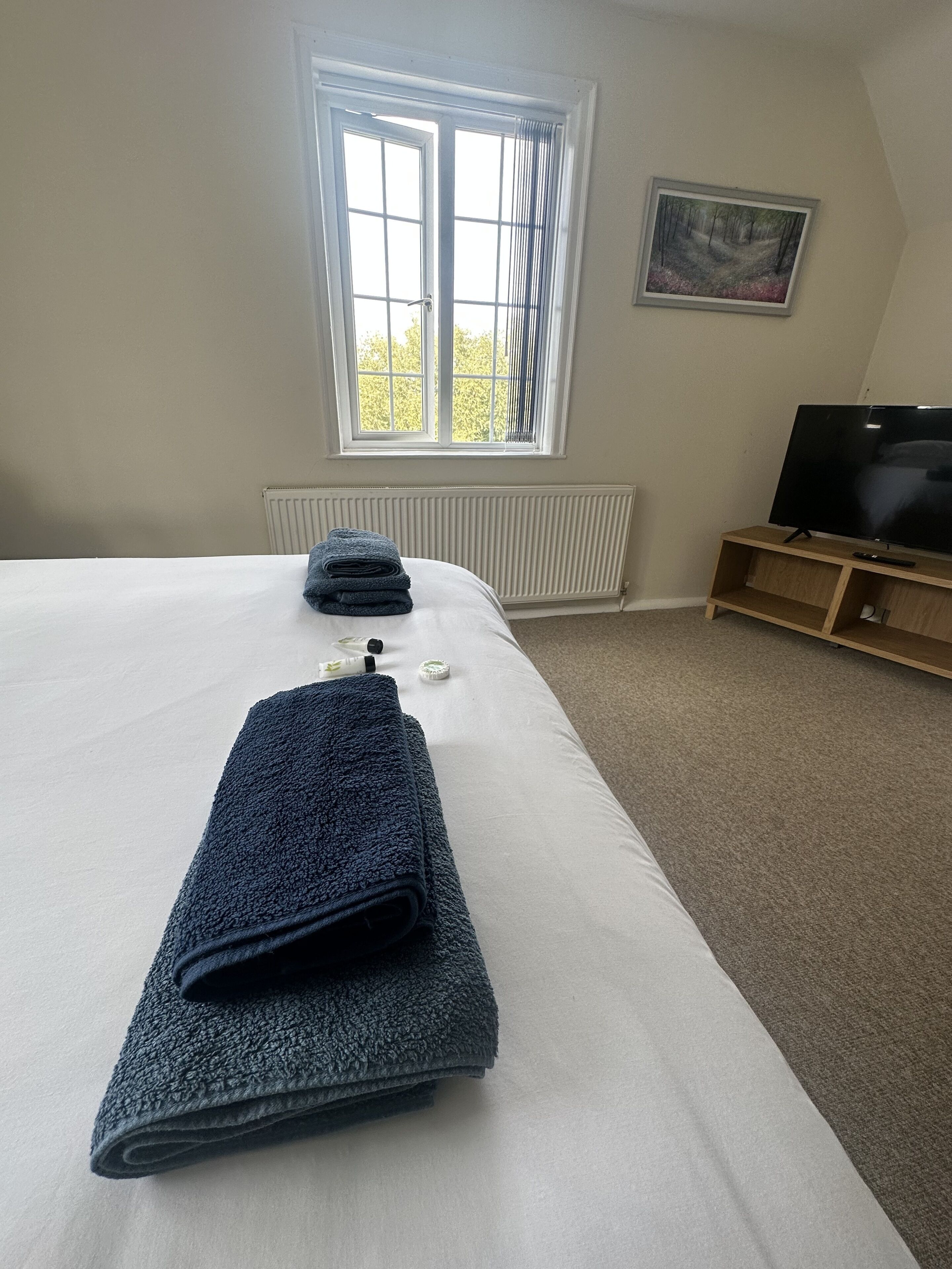 全景双人房 | 免费 WiFi、床单