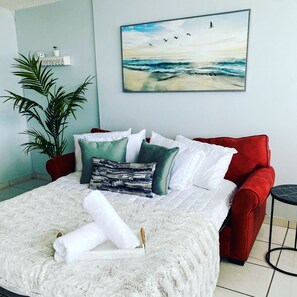 1 Schlafzimmer, Bügeleisen/Bügelbrett, kostenloses WLAN, Bettwäsche