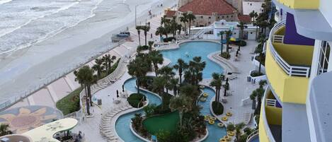 Indoor pool, outdoor pool