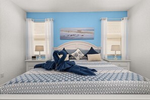 4 bedrooms, iron/ironing board, free WiFi, bed sheets
