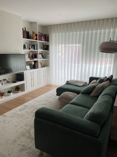 Room with private bathroom in large family apartment 