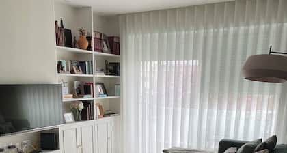 Room with private bathroom in large family apartment