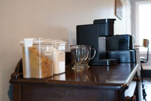 Kaffe och/eller kaffebryggare