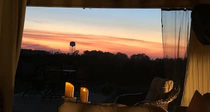 Sunset Log Cabin