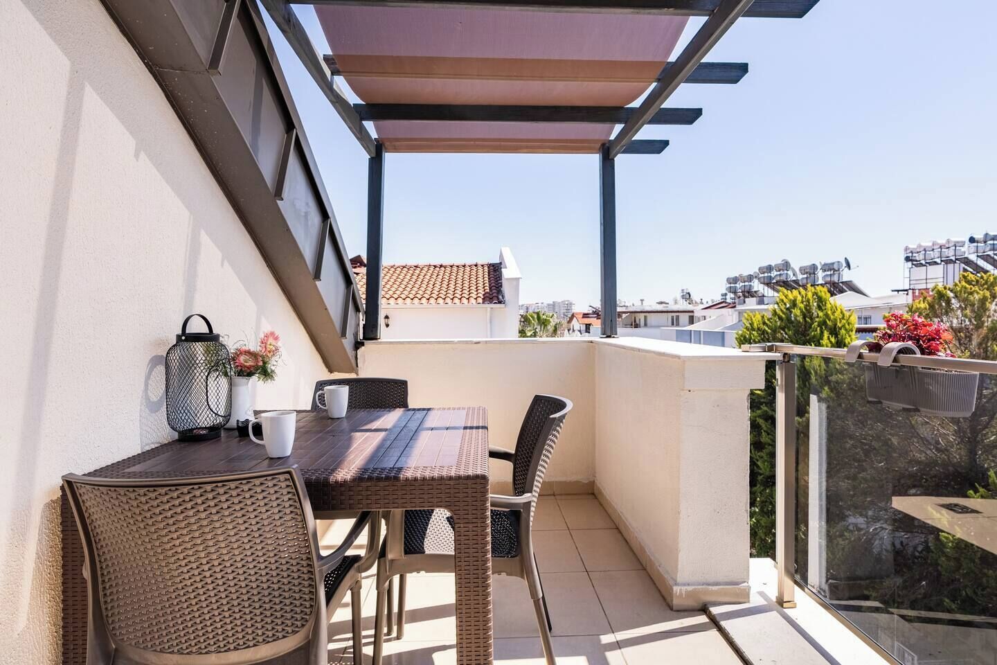 Toetasjesleilighet – deluxe, 1 soverom, terrasse | Terrasse/patio