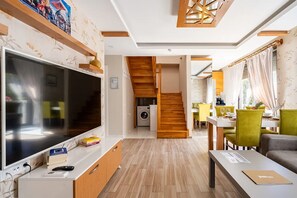 豪華複式房屋, 1 間臥室, 露台 | 1 間睡房、高級寢具、獨特設計、獨特裝修