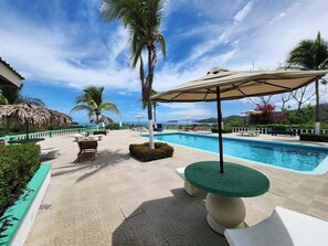 Pool - 5 minute walk to the beach! Family sized condo with private patio area! (Guanacaste Province)