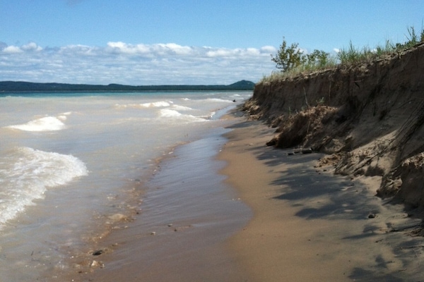 Lake Michigan Beach view