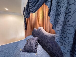 1 bedroom, blackout curtains, iron/ironing board, free WiFi