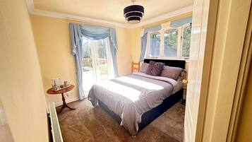 Blackout curtains, iron/ironing board, free WiFi, bed sheets