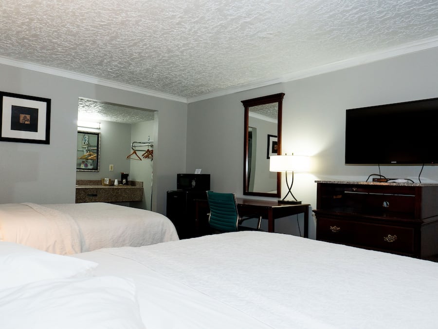 1 bedroom, blackout curtains, iron/ironing board, free WiFi