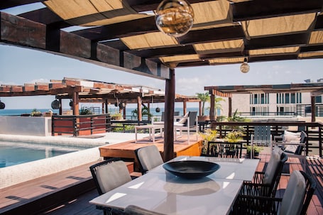 總統頂層客房 | 露台/庭院