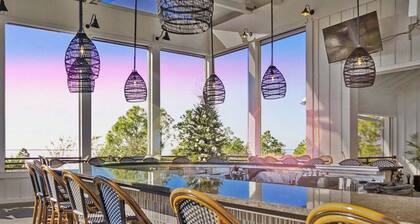 Enjoy sunset and an evening around firepit, short walk to beach and pool