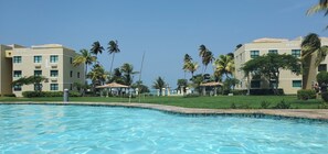 Udendørs pool, opvarmet pool