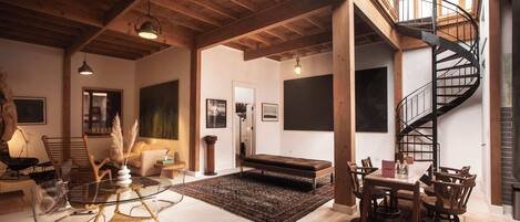 Elite Villa | Living area | 40-inch Smart TV with cable channels