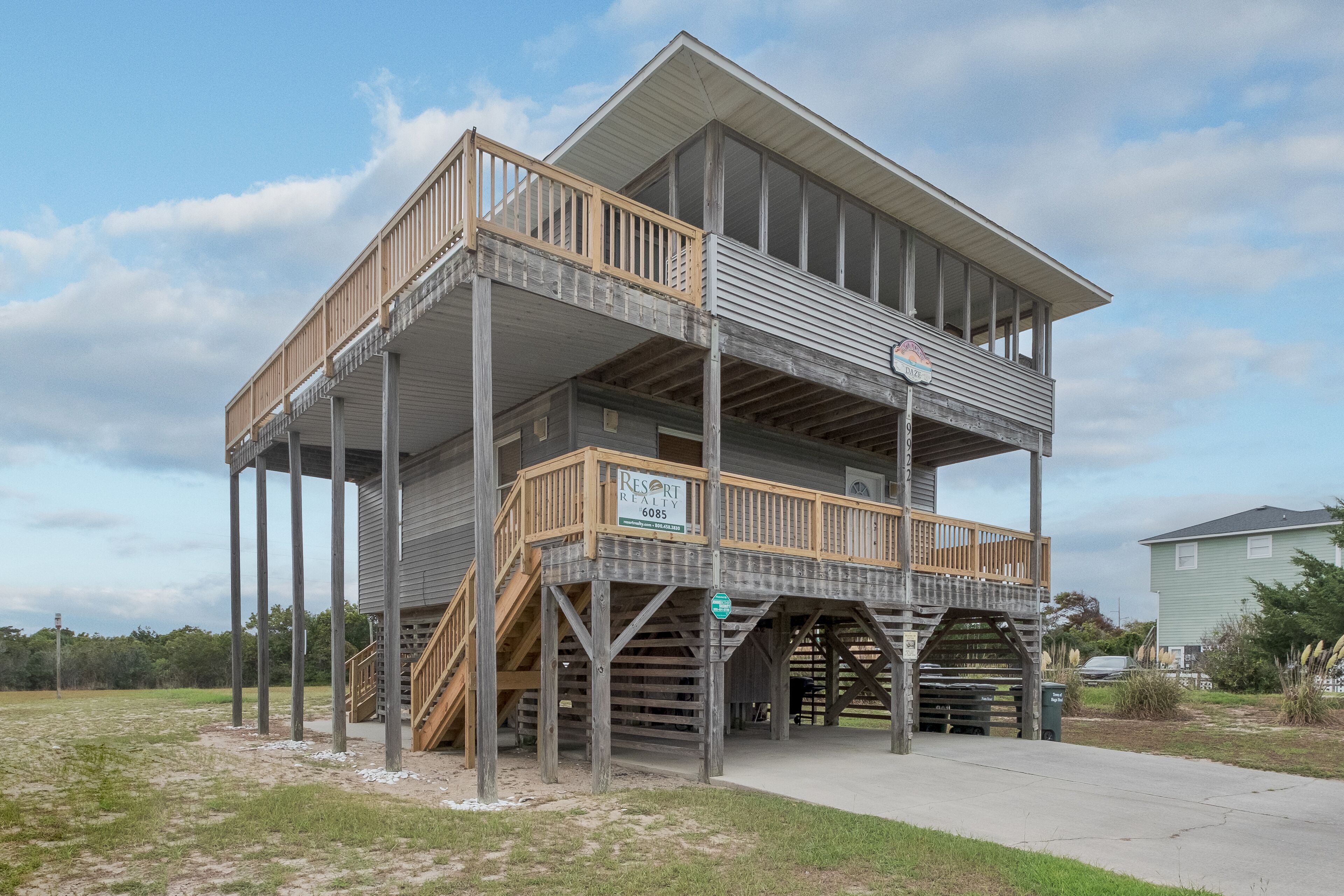South Nags Head Home with Ocean and Sound Views
