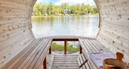 Luxury Waterfront Cottage Rental with Sauna & Hot Tub - 15 Mins from Buckhorn