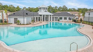 Pool - Luxe 3BR Townhome-Game-Table-Pool-Close to Beach (St. Augustine)
