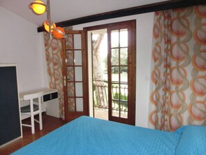 Appartement, 2 chambres, balcon, vue jardin