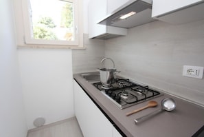 Apartamento, 2 quartos, vista para o jardim | Parte interna