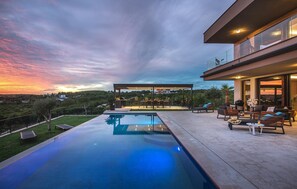 Una piscina climatizada