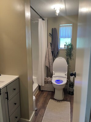 Doccia, asciugacapelli, bidet, asciugamani