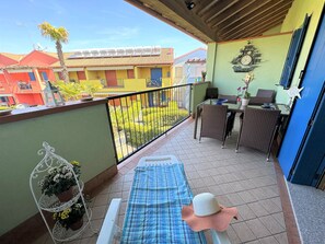 Apartment, 2 Schlafzimmer, Balkon, Gartenblick | Balkon