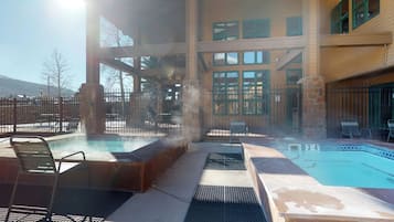 Indoor pool, a heated pool