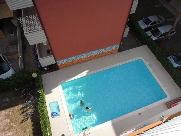 Appartement, 2 chambres, balcon, vue ville | Piscine