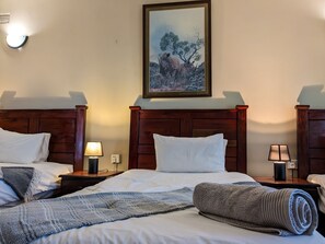 1 bedroom, iron/ironing board, WiFi, bed sheets - Zambezi Family Lodge - Rhino Room (Victoria Falls)