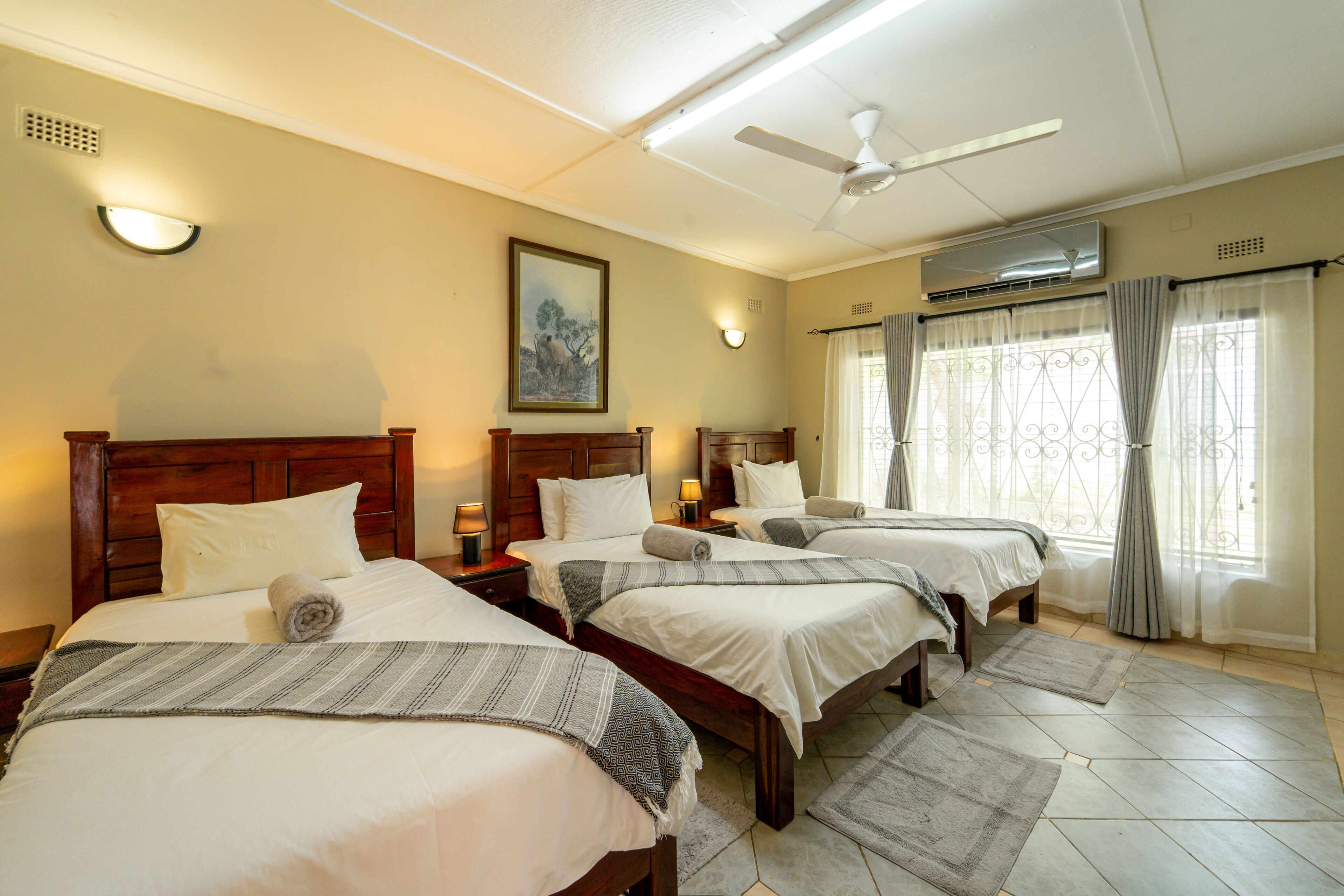 1 多间卧室、熨斗/熨衣板、WiFi、床单