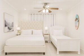 5 bedrooms, iron/ironing board, travel crib, free WiFi