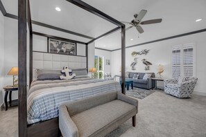 4 bedrooms, desk, iron/ironing board, WiFi