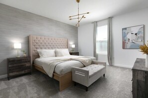 5 bedrooms, iron/ironing board, travel crib, WiFi
