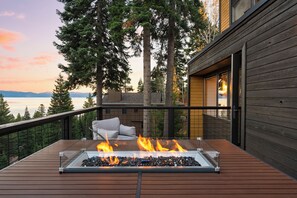 Terrace/patio - Lake View, Firepit, Game Room | Remodeled | Nightingale Overlook by AvantStay (Carnelian Bay)