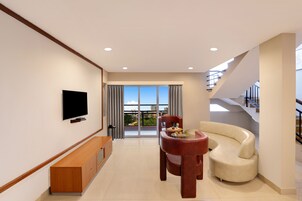 Presidential Suite | Living room | 30-inch LED TV with satellite channels