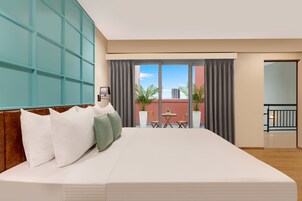 프레지덴셜 스튜디오 스위트 | 고급 침구, 객실 내 금고, 책상, 방음 설비